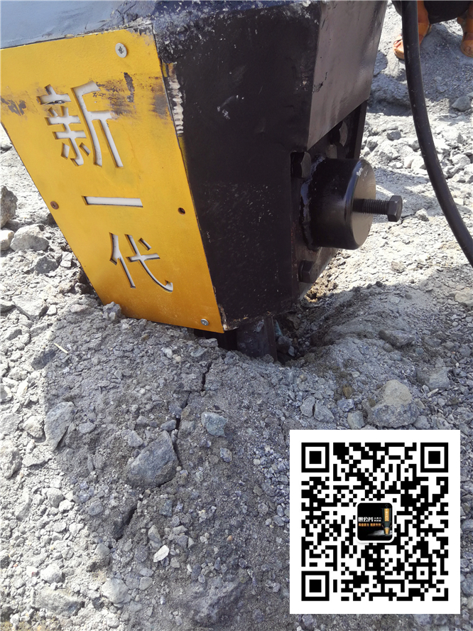 万州区矿山开采不能放炮器比钩机大型液压劈裂机多少钱