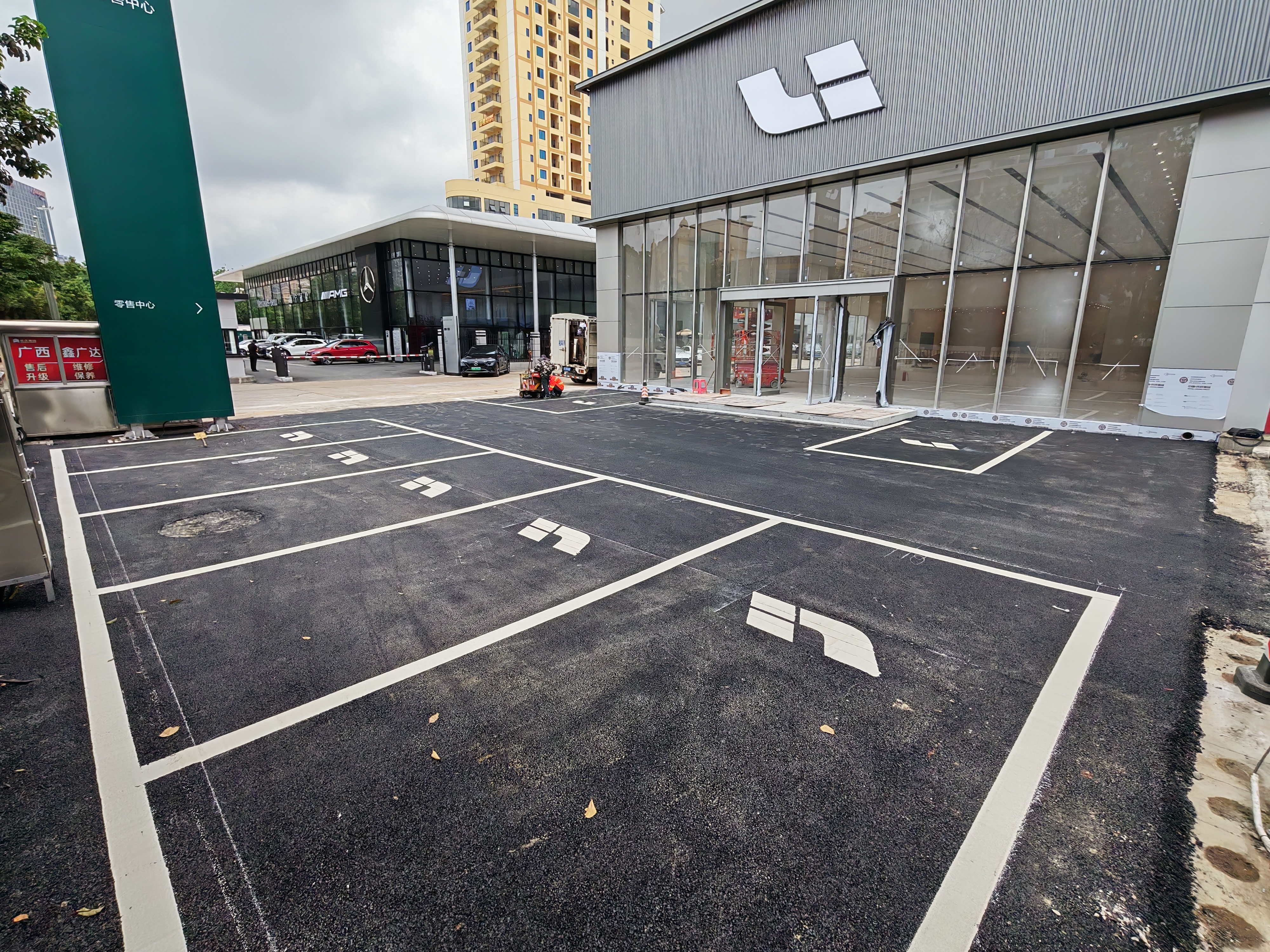 广西南宁隆安地面车位地标线公司