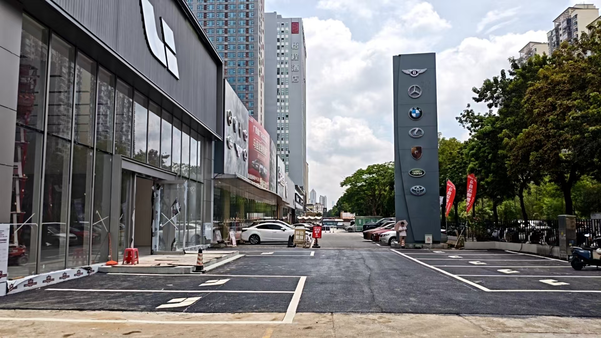 广西南宁隆安地面车位地标线公司